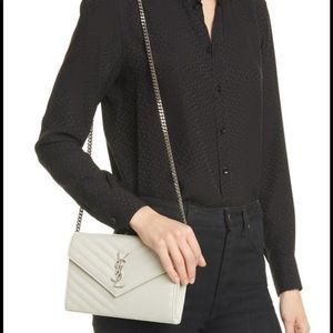 Saint Laurent Monogram Chain wallet